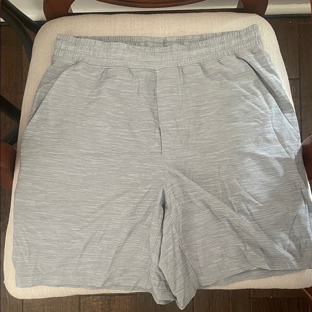 lululemon athletica Men's Heather Gray Athletic Shorts